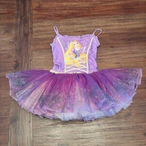 Purple Princess “Tangled”Rapunzel Girls Costume/ Leotard.